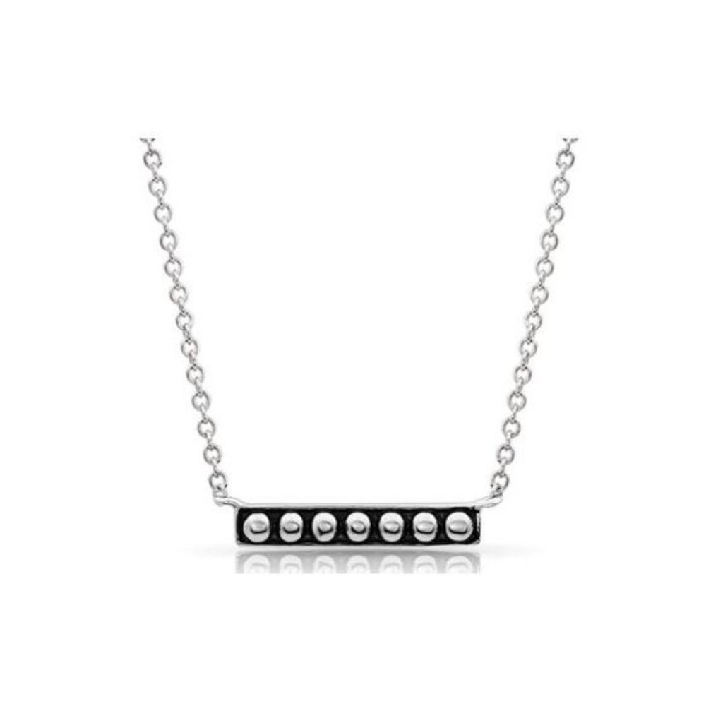 NIB Montana Silversmiths Beaded Silver Bar